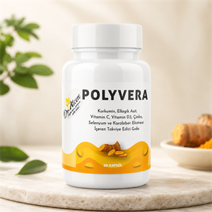 Dr.Alcen Polyvera Curcumin , Karabiber (30 Kapsül)