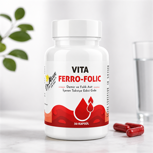 Dr.Alcen Vita Ferro Folic (30 Kapsül)
