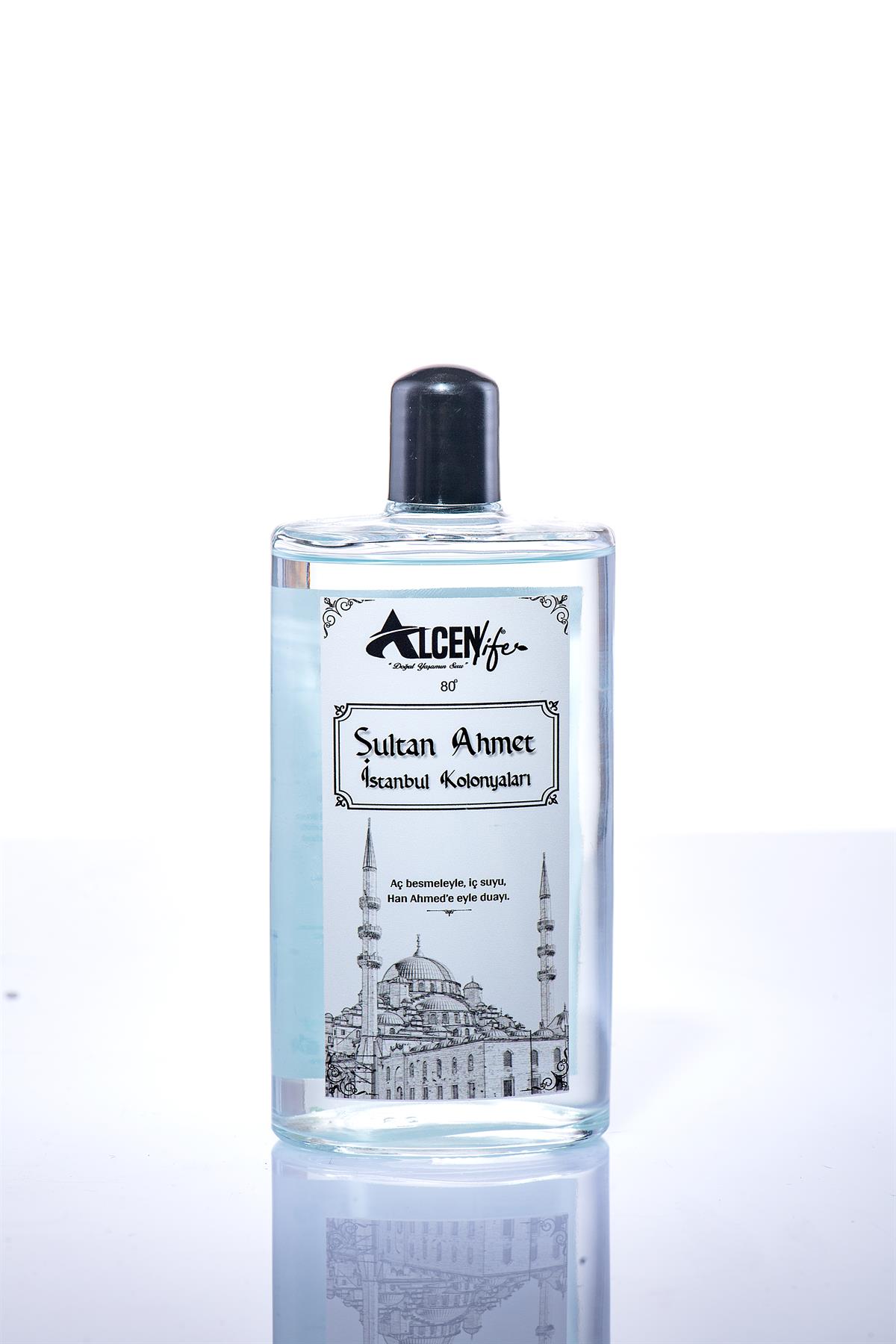 Alcenlife Cam Şişe Doğal İstanbul Kolonyaları (Sultan Ahmet) 250 ML.