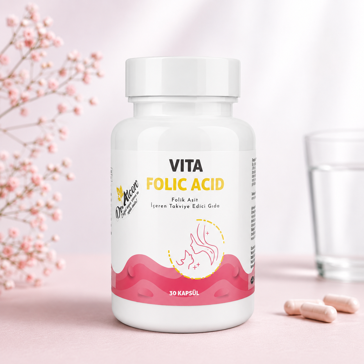 Dr.Alcen Vita Folic Acid (30 Kapsül)
