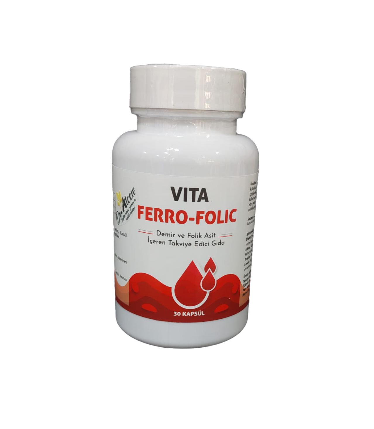 Dr.Alcen Vita Ferro Folic (30 Kapsül)