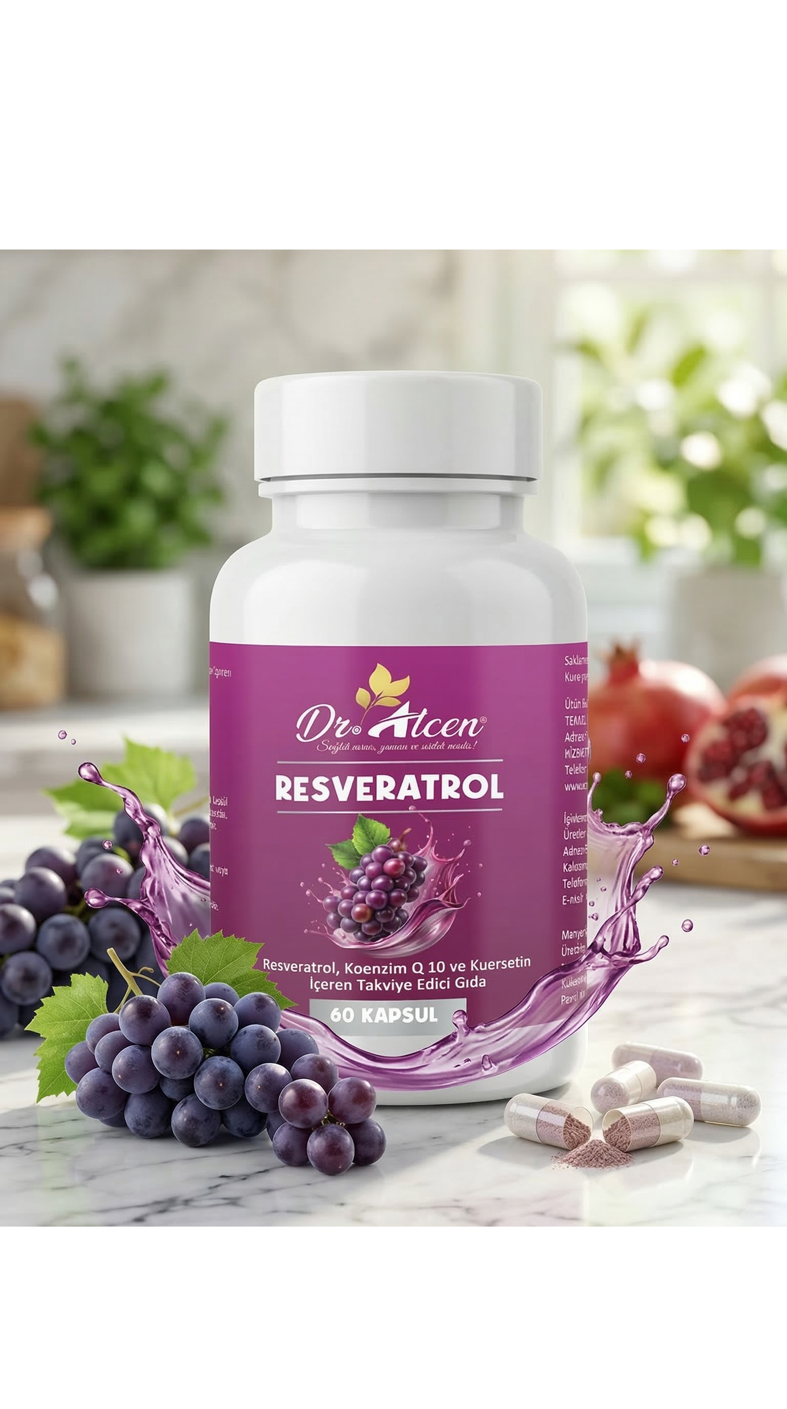 Dr.Alcen Resveratrol 60 Kapsül