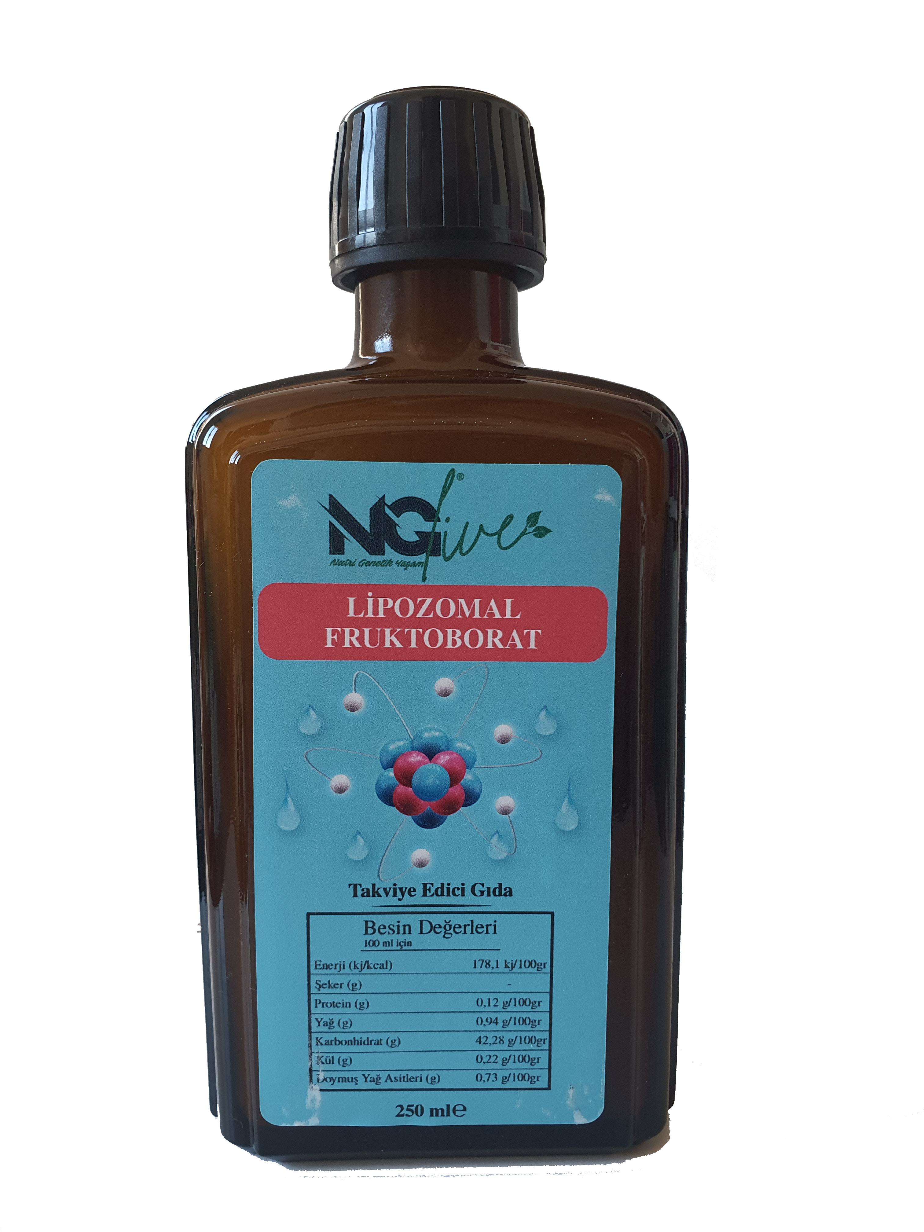 NGLive Lipozomal Fruktoborat Bitkisel 250 cc.