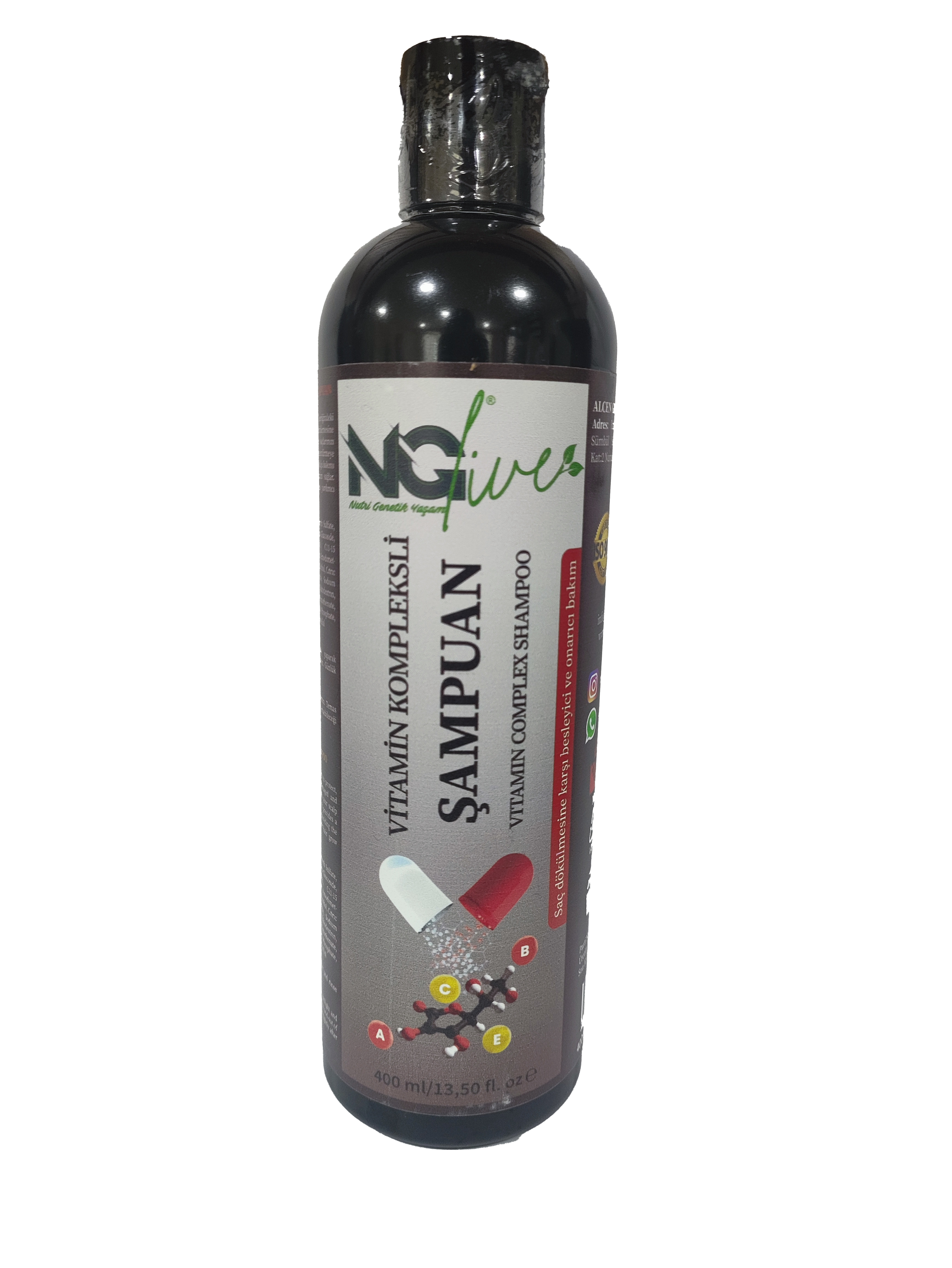 NGLIVE Şampuan V itamin Complex 400 ML.