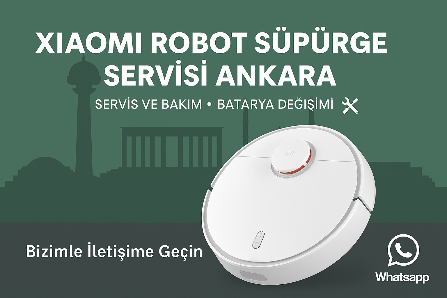 Ankara Xiaomi Robot Süpürge Servisi - Tesla Konsept