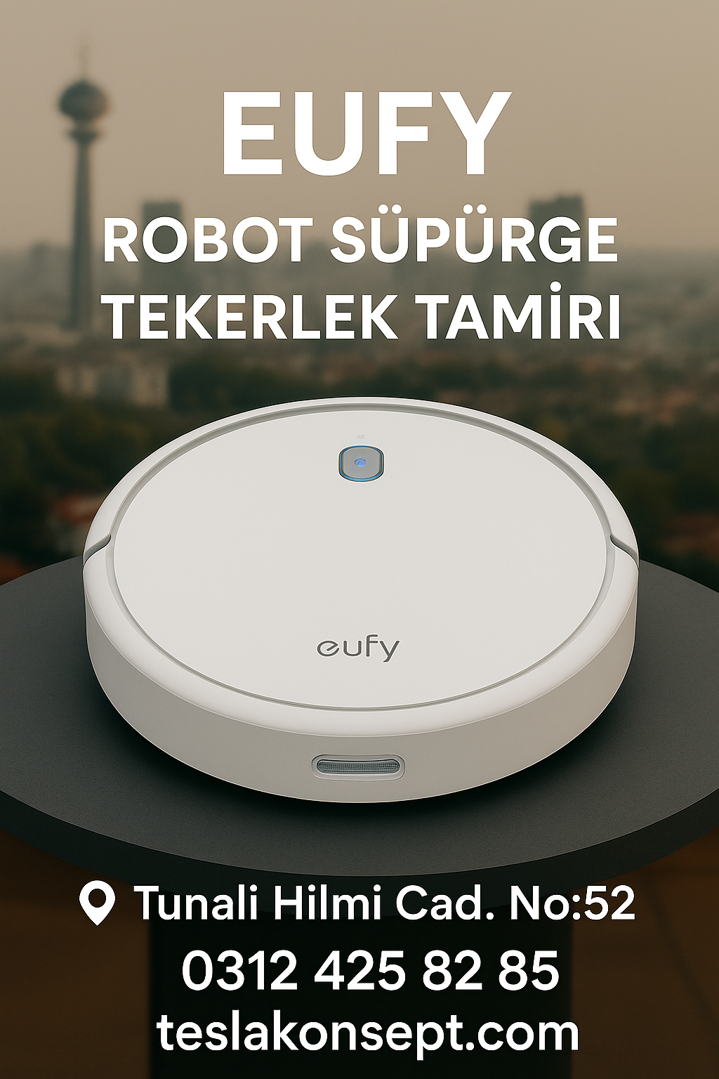 Eufy Robot Süpürge Tekerlek Tamiri Ankara