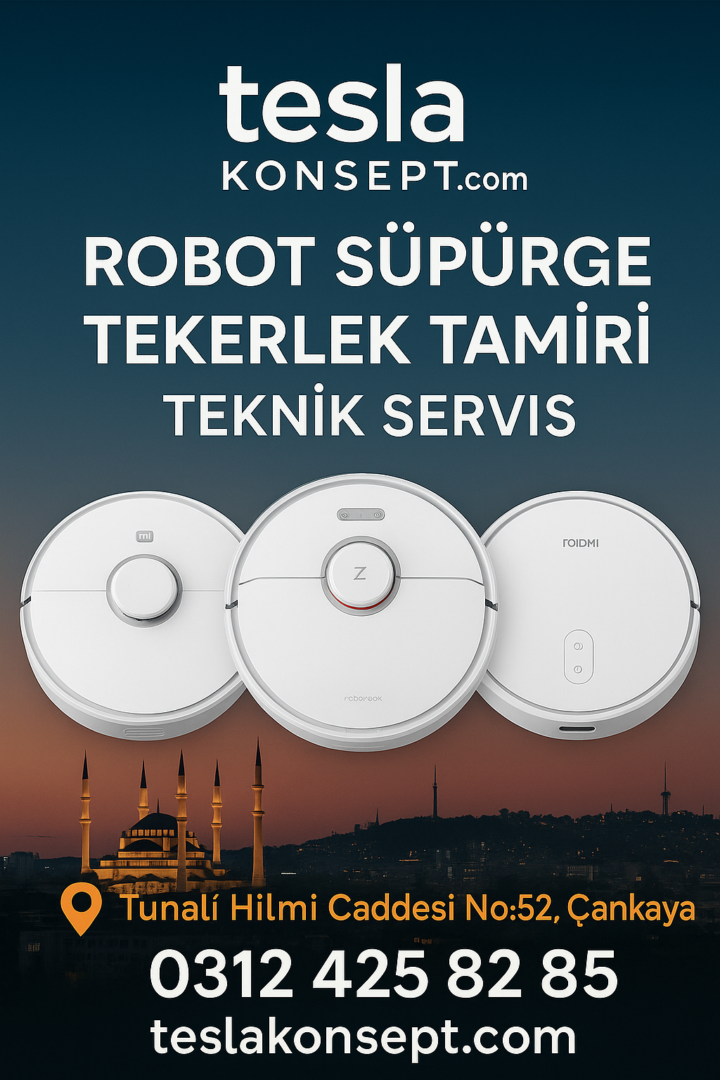 Robot Süpürge Tekerlek Tamiri Ankara