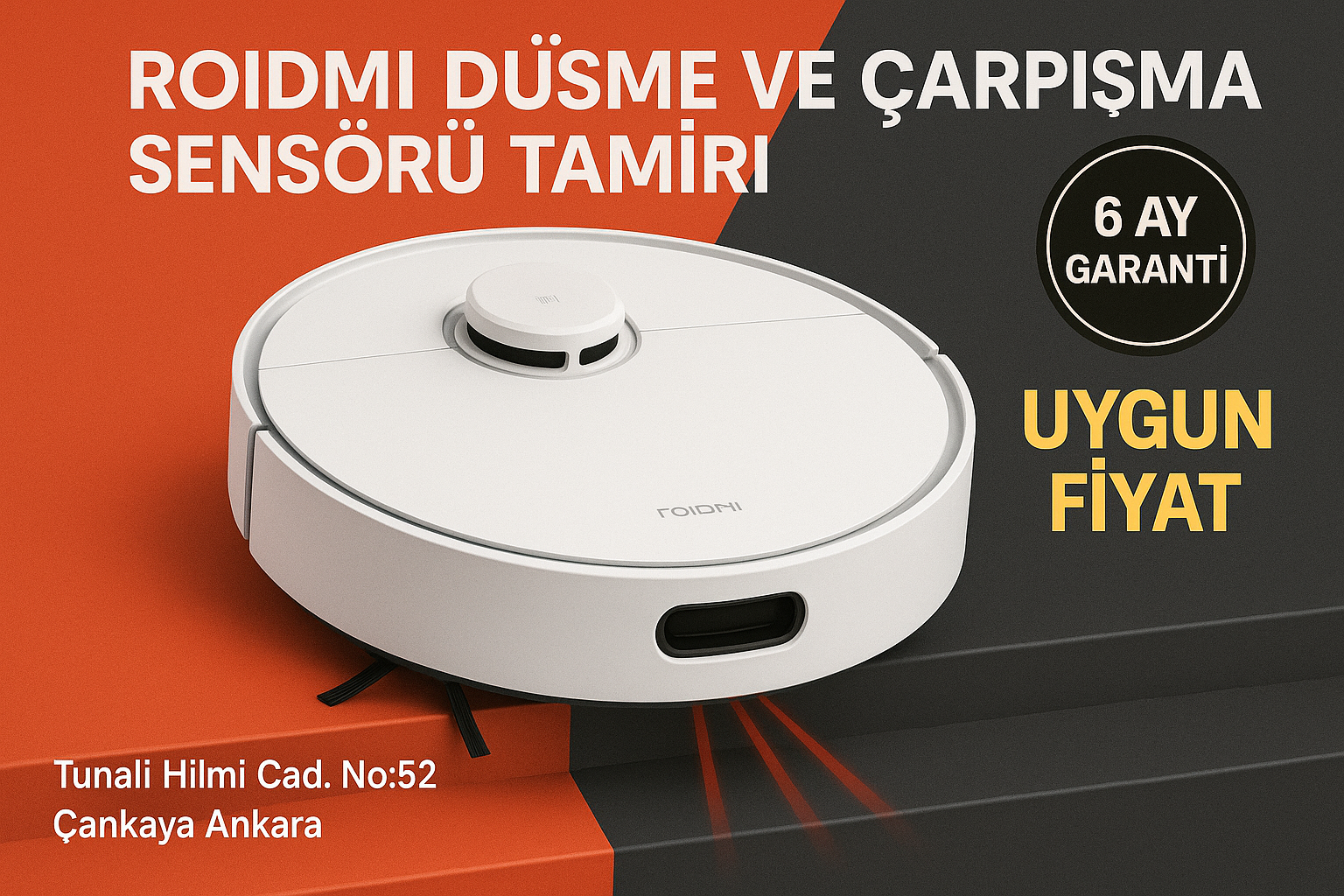 Roidmi Düşme ve Çarpışma Sensörü Tamiri Ankara