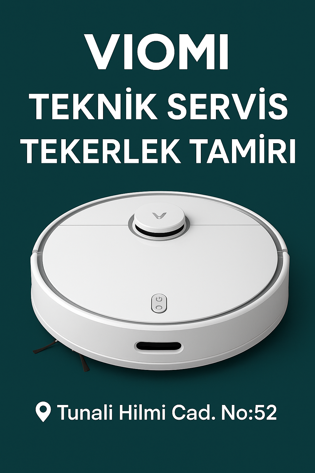 Viomi Robot Süpürge Tekerlek Tamiri Ankara