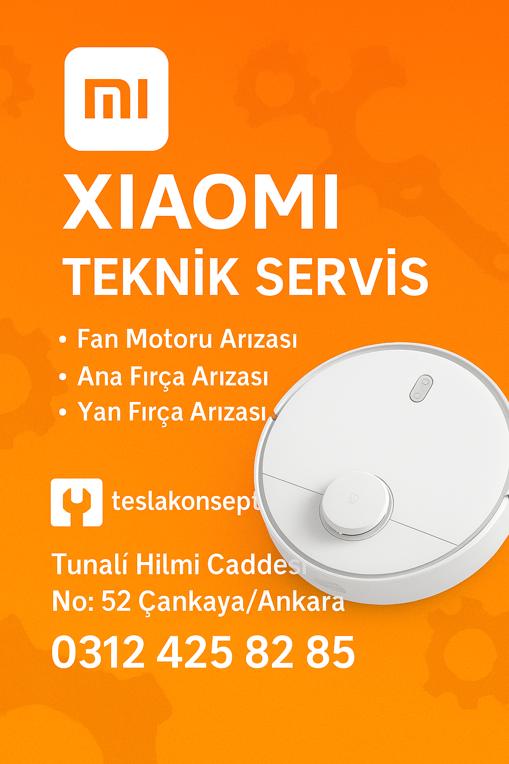 Xiaomi Robot Süpürge Motor Tamiri Görseli
