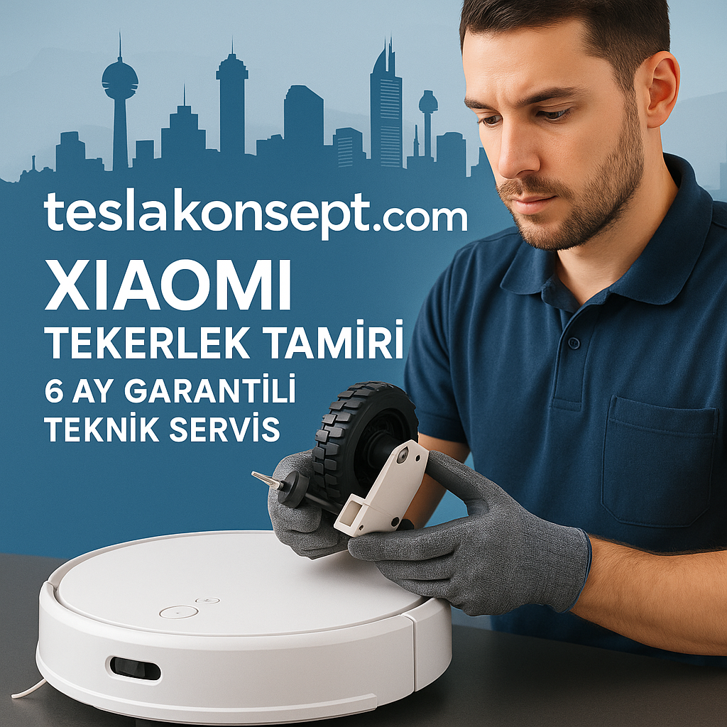 Xiaomi Robot Süpürge Tekerlek Tamiri Ankara