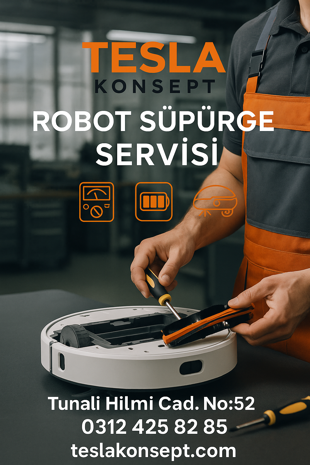 Ankara Robot Süpürge Teknik Servis - Tesla Konsept
