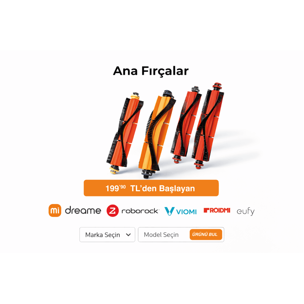 Robot Süpürge Ana Fırçaları