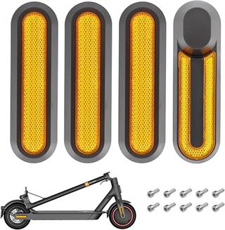 Elektrikli Scooter Reflektör / Vida Kapağı / Sarı 