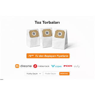Robot Süpürge Toz Torbaları