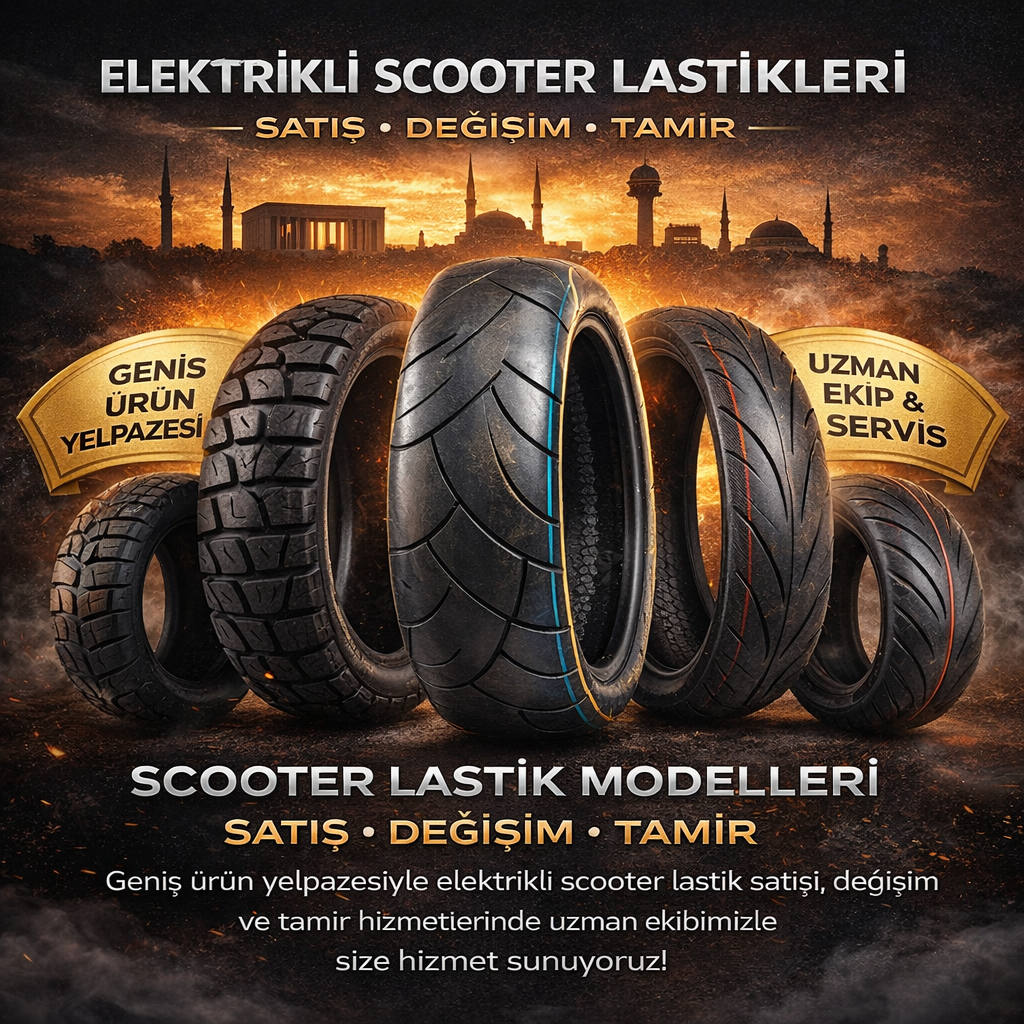 Ankara Elektrikli Scooter lastik Modelleri