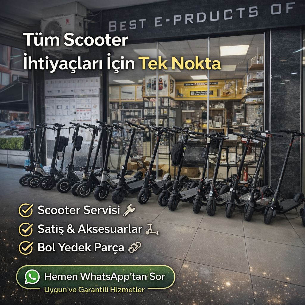 Her marka ve model elektrikli scooter bakım onarım 
