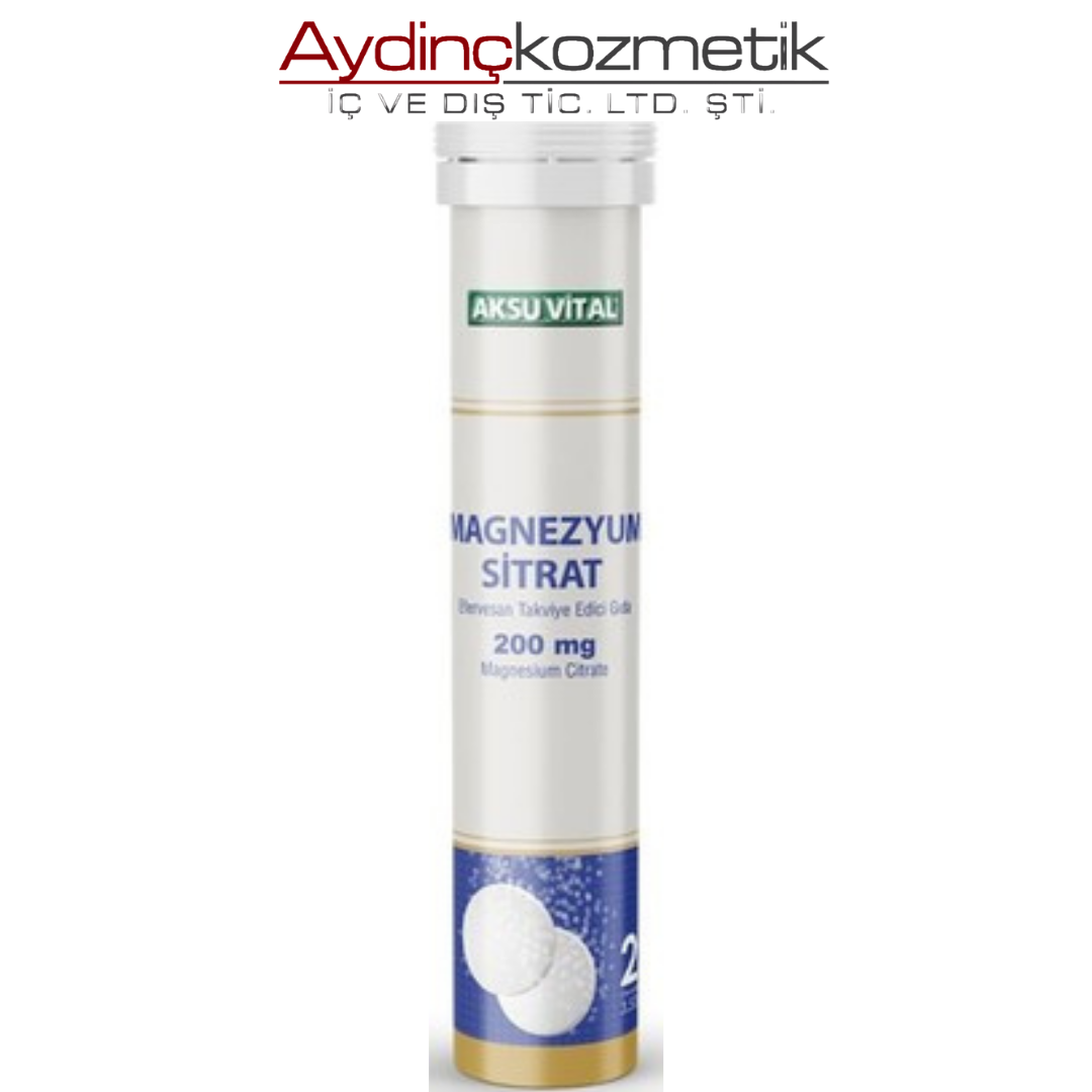 Aksuvıtal Magnezyum Efervesan 20 Tb