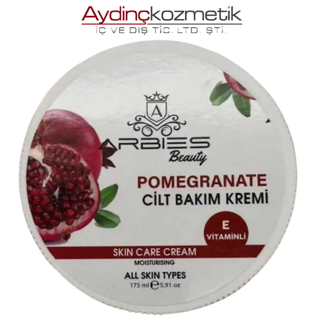 Arbies Beauty Nar Özlü Cilt Bakim Kremi 175 Ml