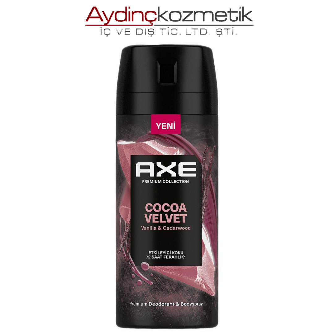 Axe Cocoa Velvet Erkek Sprey Deodorant 150 Ml