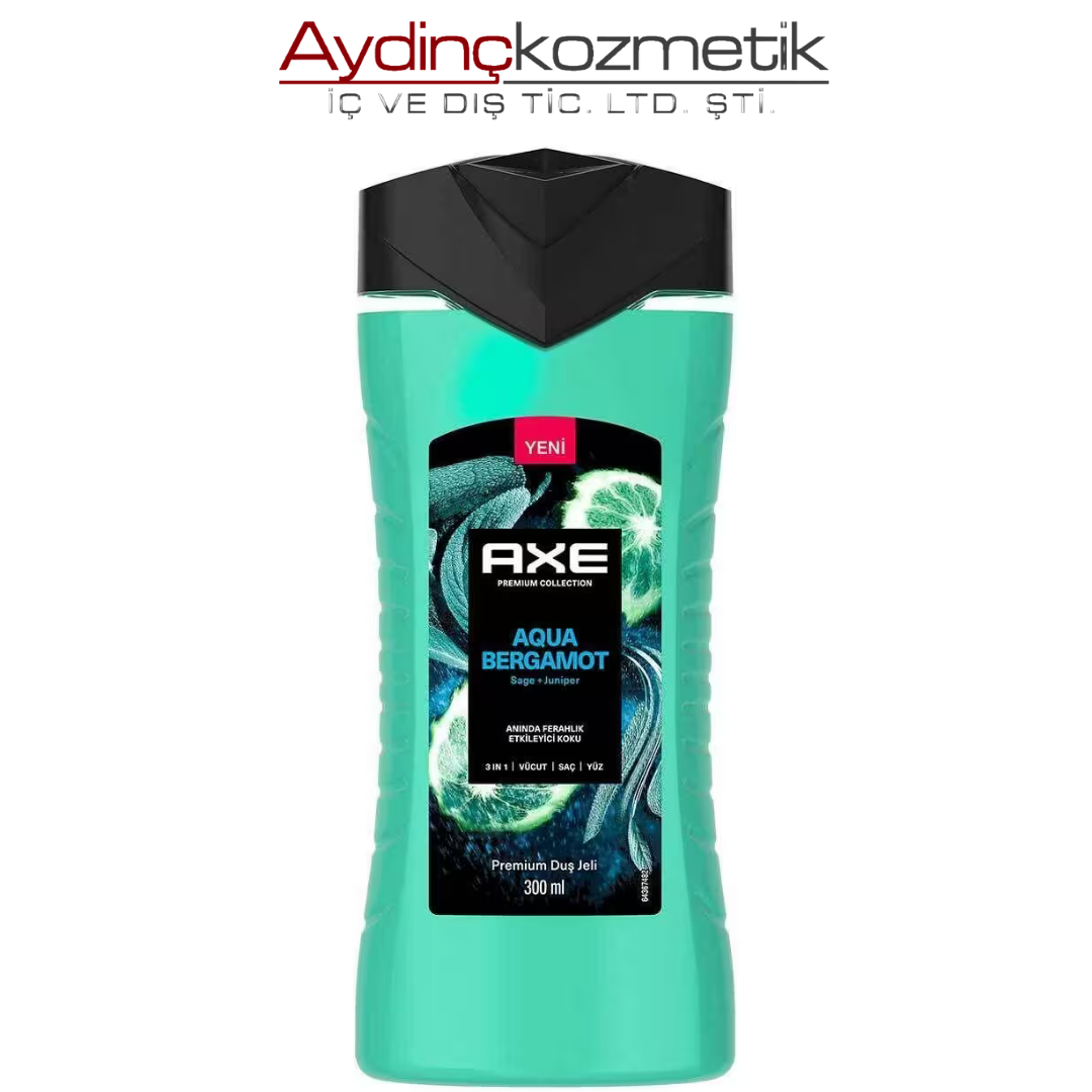 Axe Premium Collection Aqua Bergamot 3 in 1 Duş Jeli 300 ml