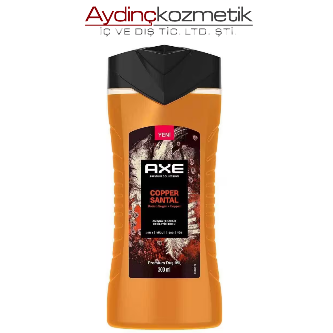Axe Premium Collection Copper Santal 3 in 1 Duş Jeli 300 ml 