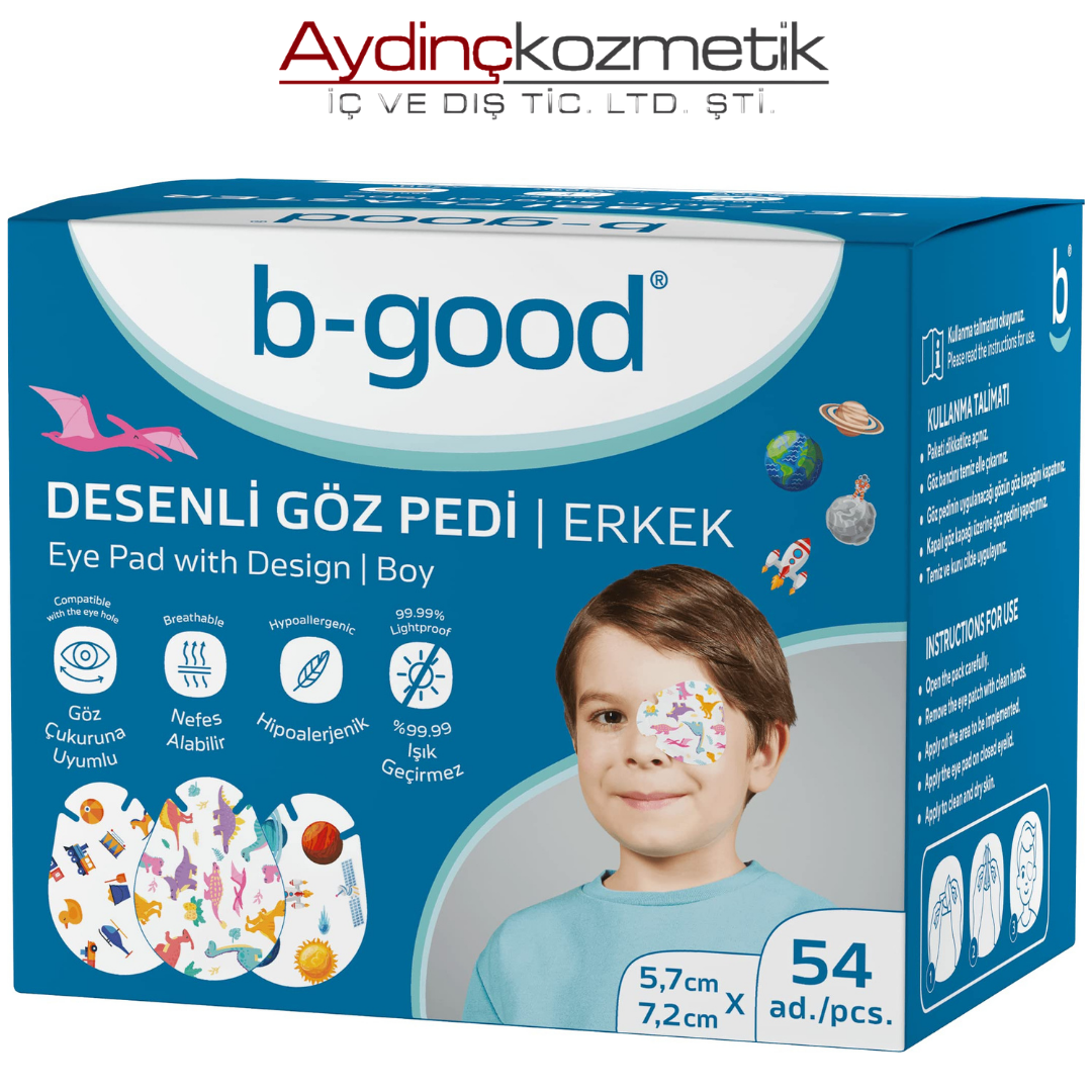 B-good Goz Pedi Desenli 5,7*7,2  54 Lu Erkek 6707