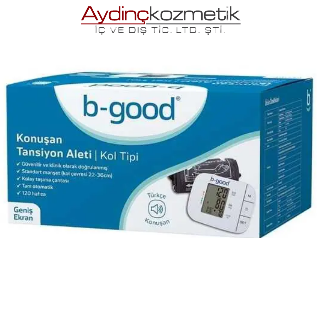 B-Good ÜTS Konuşan Hafızalı Tansiyon Aleti DBP-1368