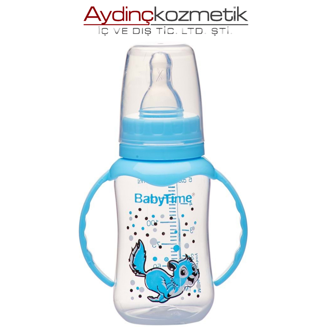 Babytime Biberon Kiraz Uçlu Silikon 150Cc - Bt070