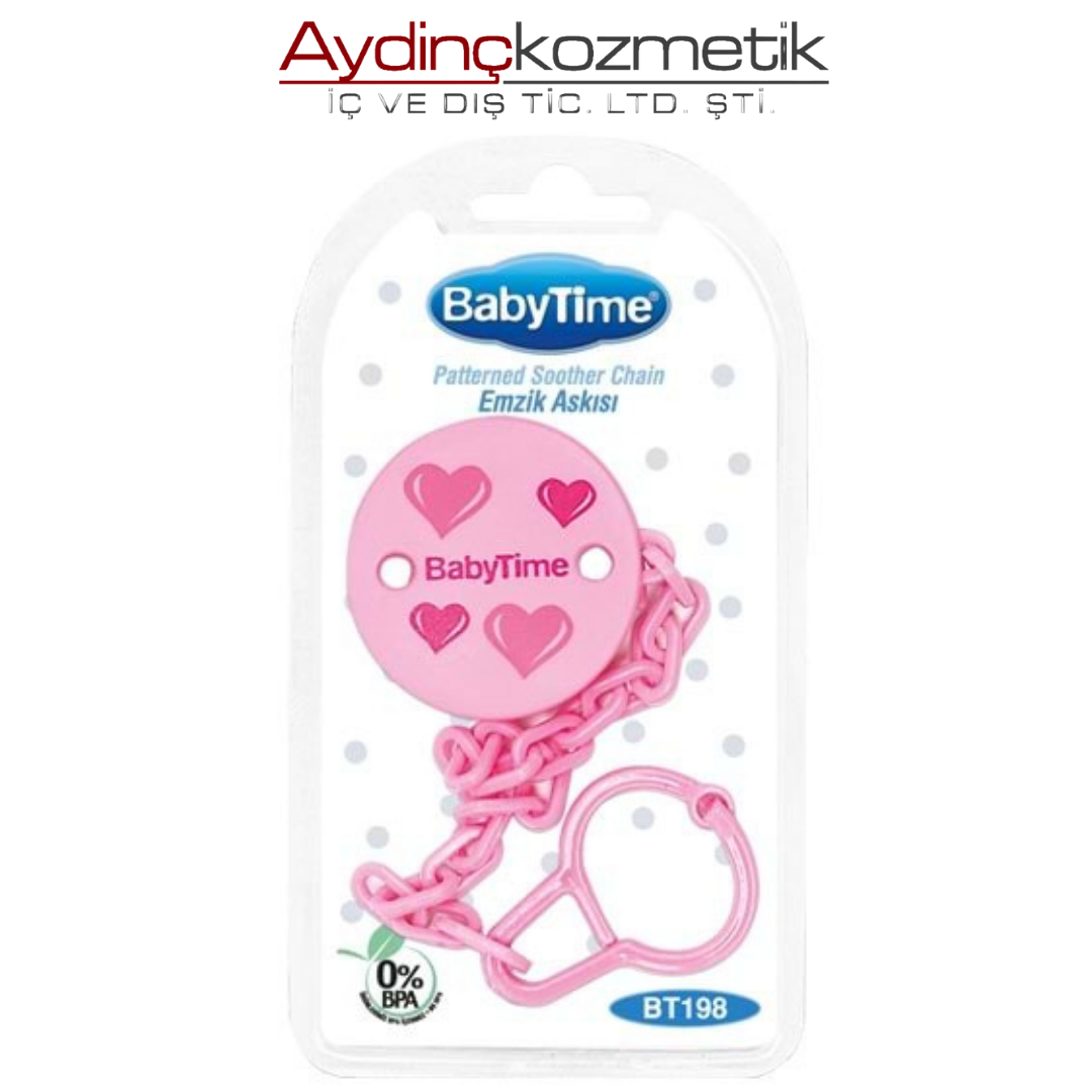 Babytime Emzik Askısı  Desenli - Bt198