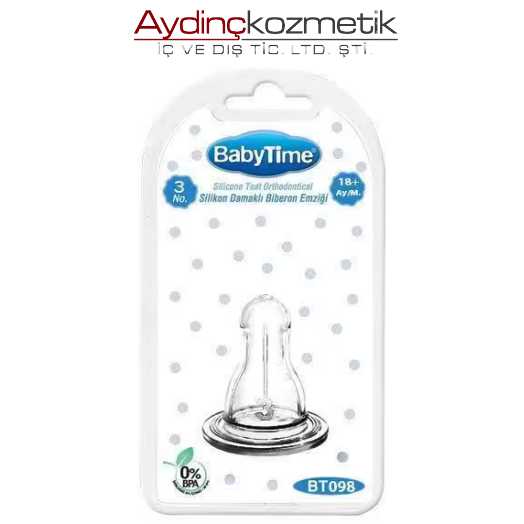 Babytime Emzik Klasik Biberon Silikon No:98
