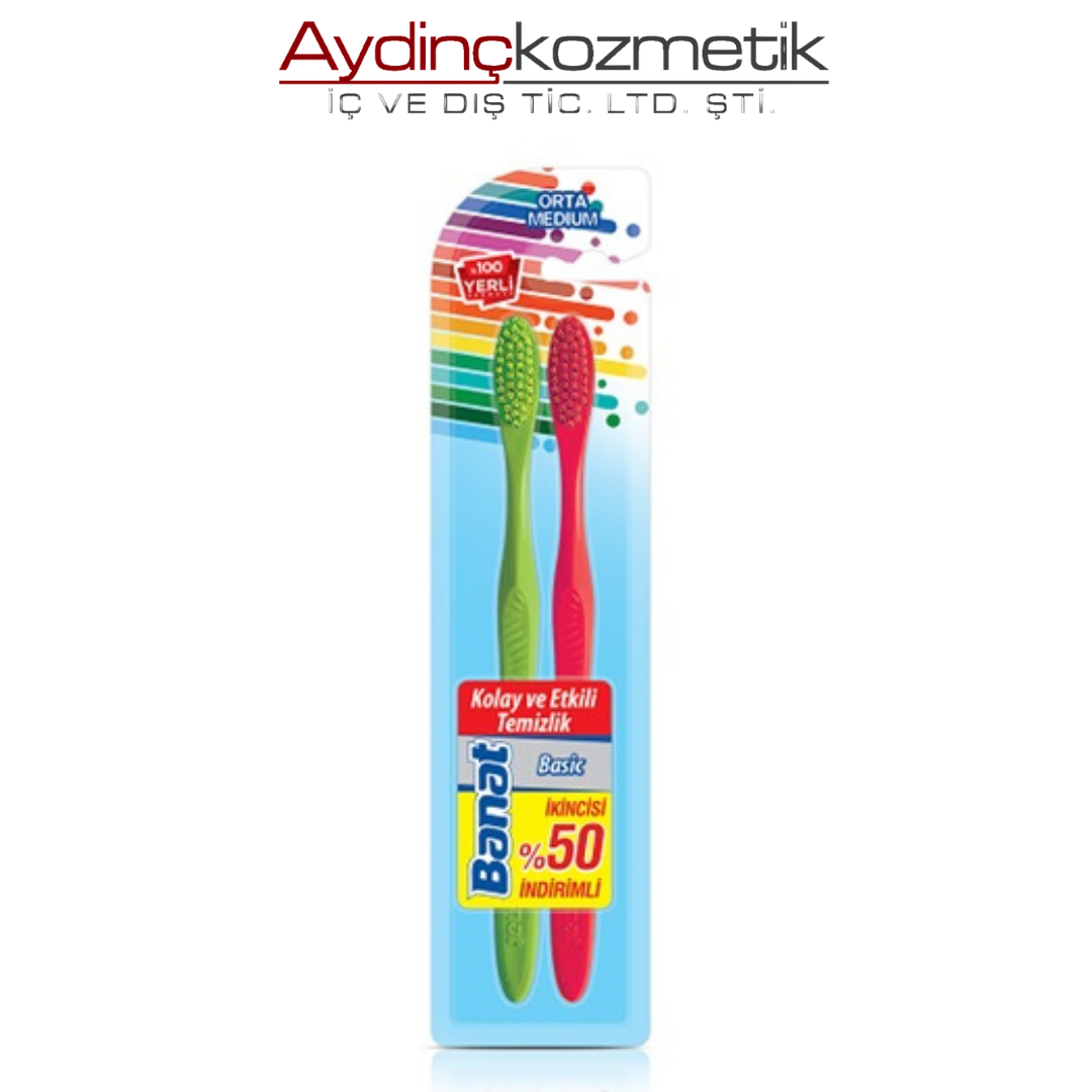 Banat Diş Fırçası 1+1 Basic