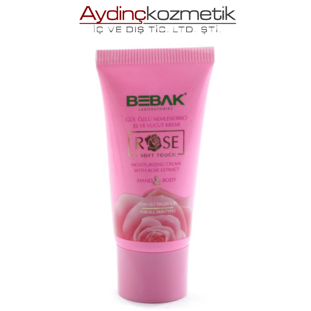 Bebak Gül Özlü Krem Mini Tüp 20 ml