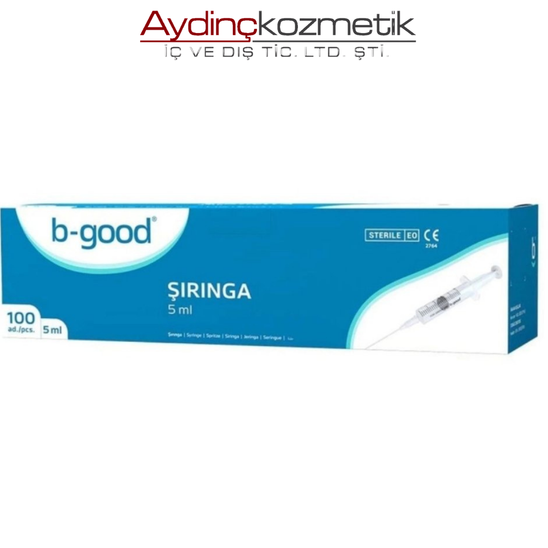 Bgood Enjektör 5 Cc 3 Prç Si̇yah 22g