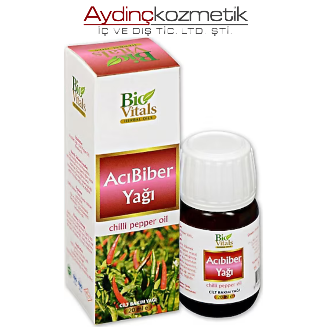 BİO VİTALS ACI BİBER YAĞI 20 CC