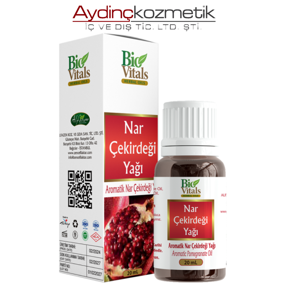 BİO VİTALS NAR ÇEKİRDEĞİ YAĞI 20ML
