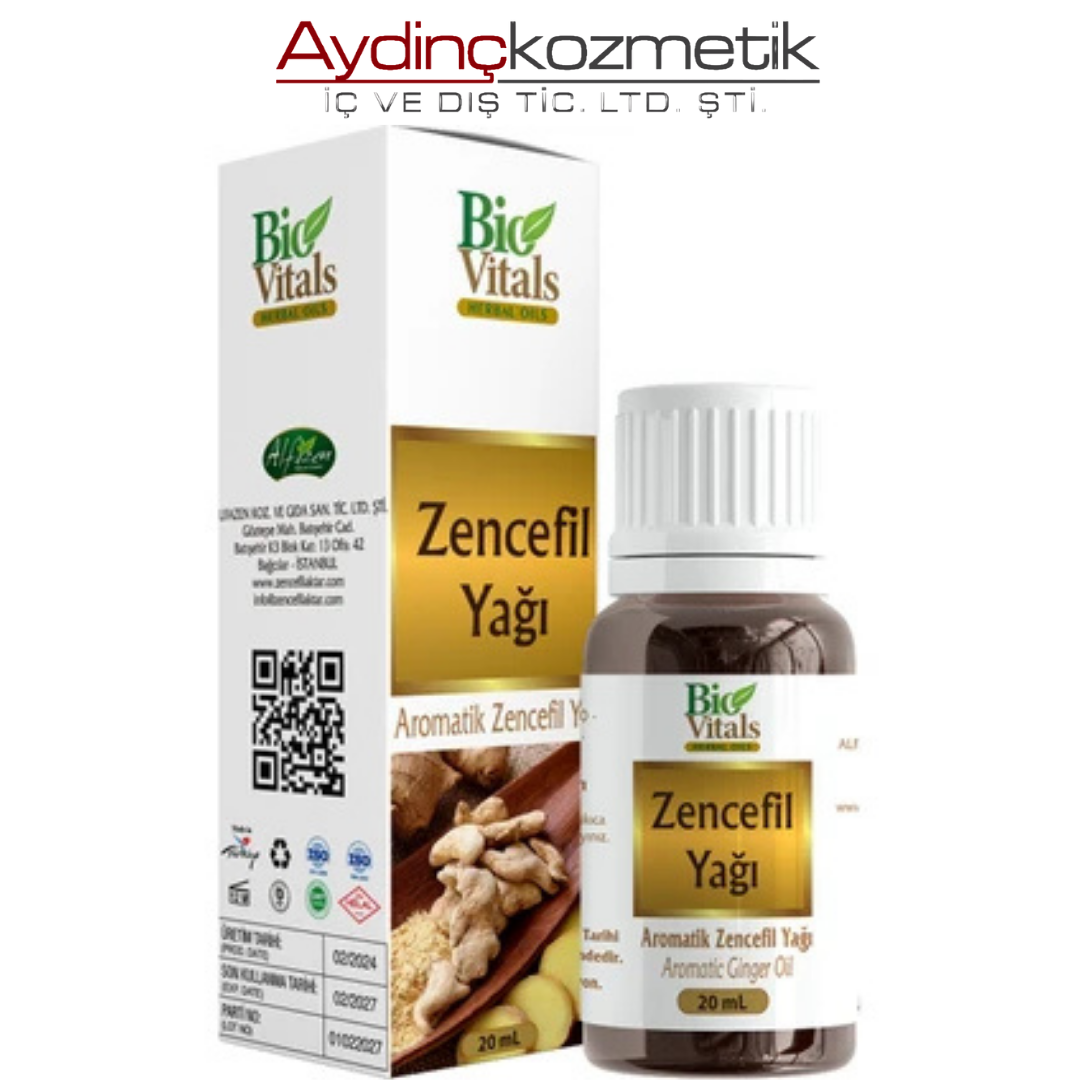 BİO VİTALS ZENCEFİL YAĞI  20 CC.