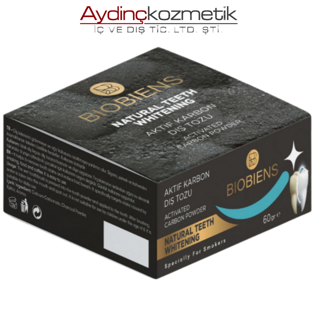 BİOBİENS 60GR DİŞ TOZU AKTİF KARBON