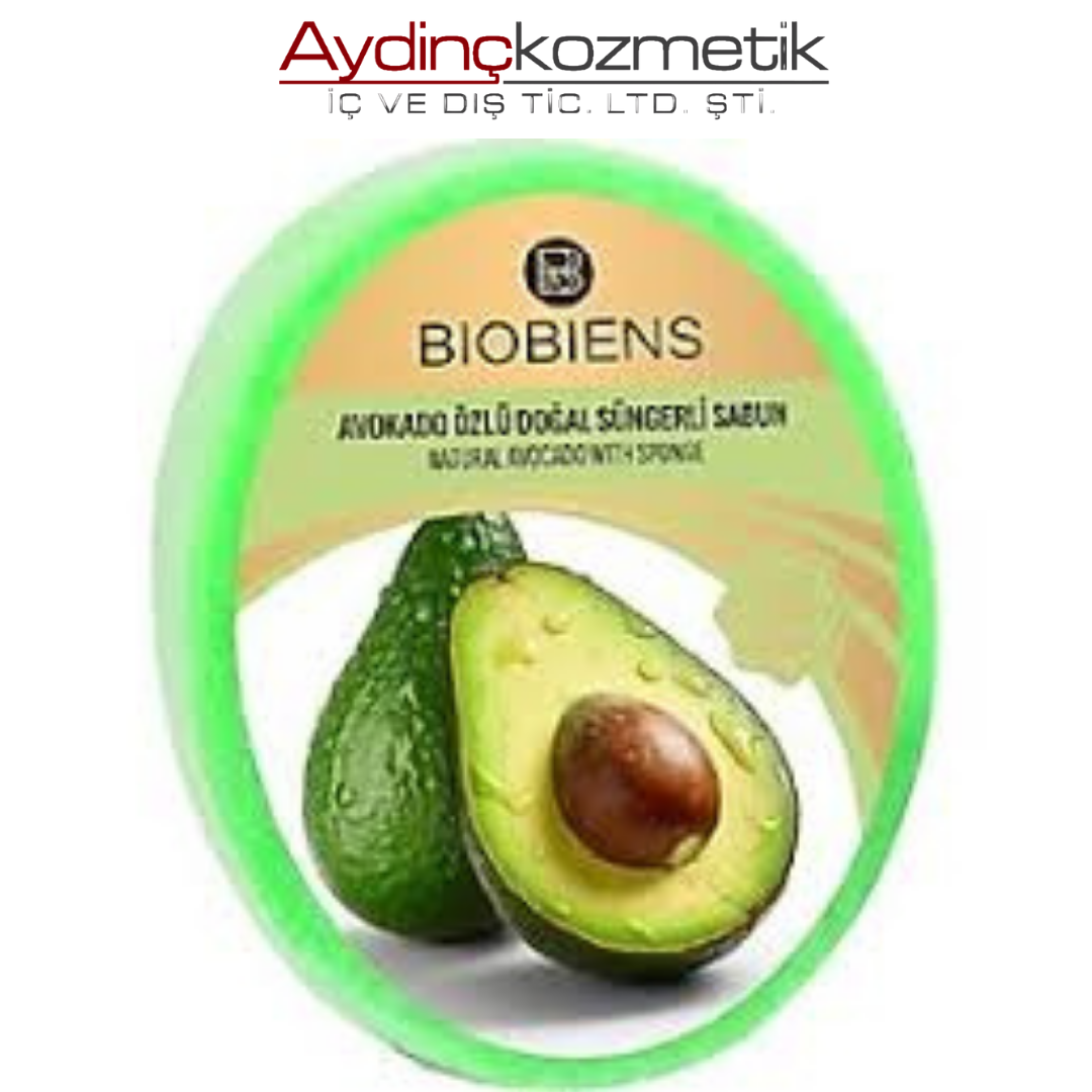 BIOBIENS SÜNGERLİ SABUN 130GR AVAKADO ÖZLÜ