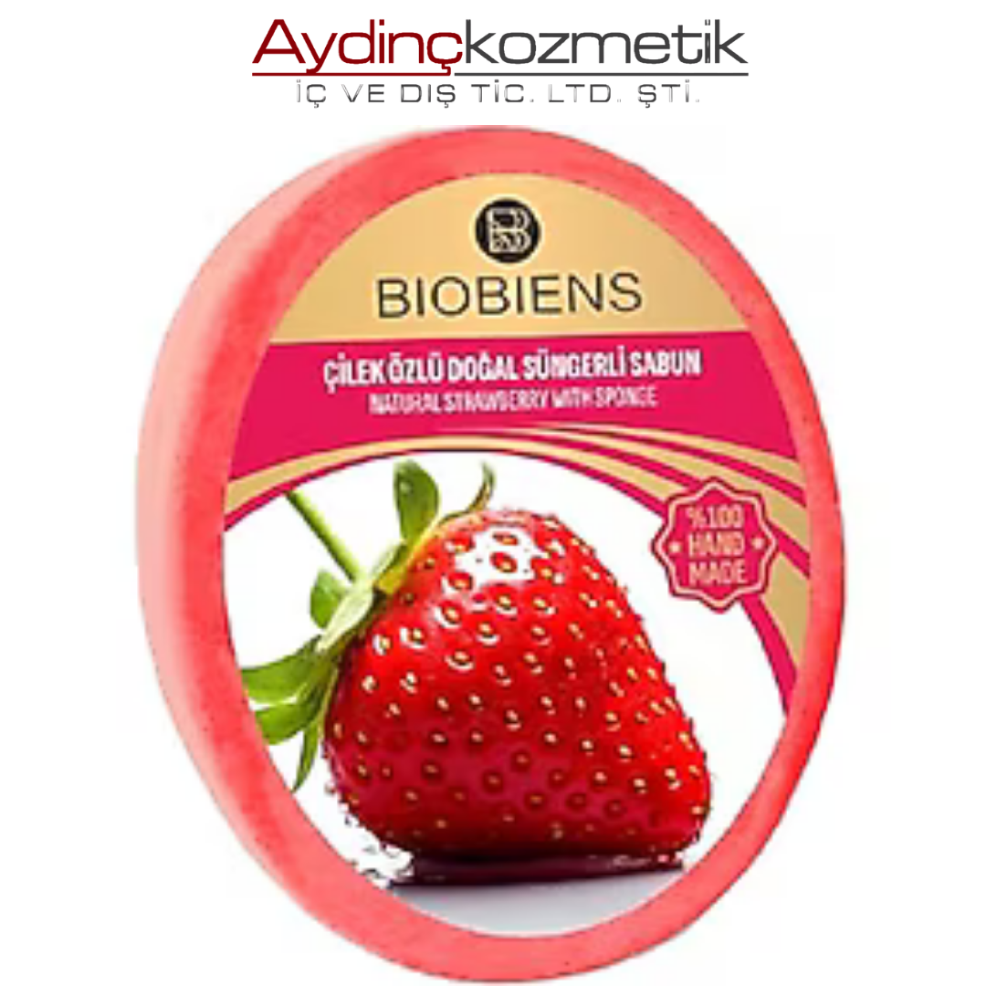 BIOBIENS SÜNGERLİ SABUN 130GR ÇİLEK