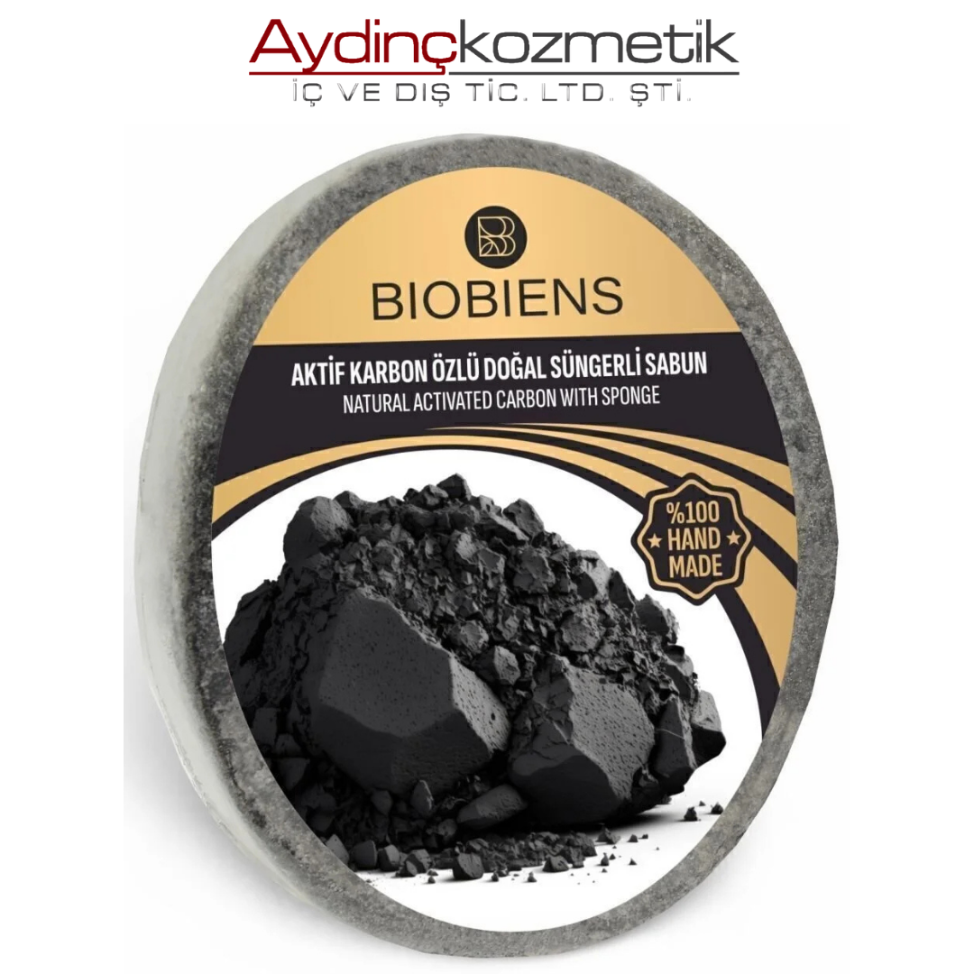 Bıobıens Süngerli Sabun 130Gr Karbon Özlü