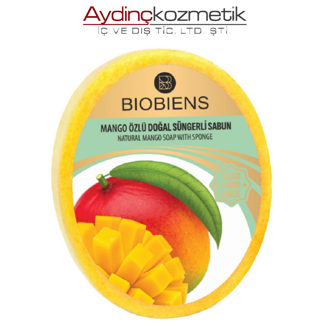 Biobiens Süngerli̇ Sabun 130gr Mango Özlü