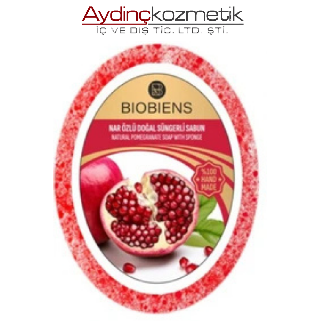 Biobiens Süngerli̇ Sabun 130gr Nar Özlü