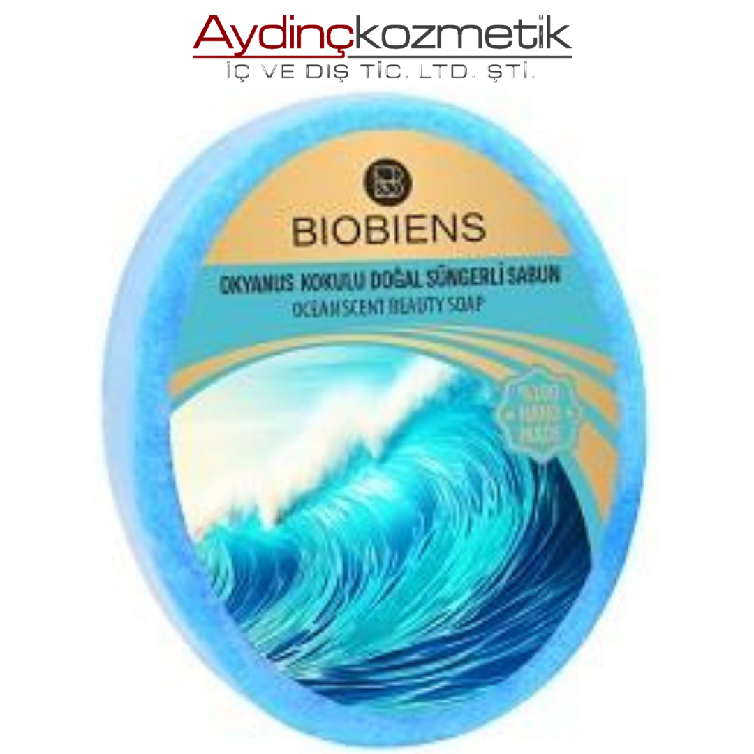 BIOBIENS SÜNGERLİ SABUN 130GR OKYANUS ÖZLÜ