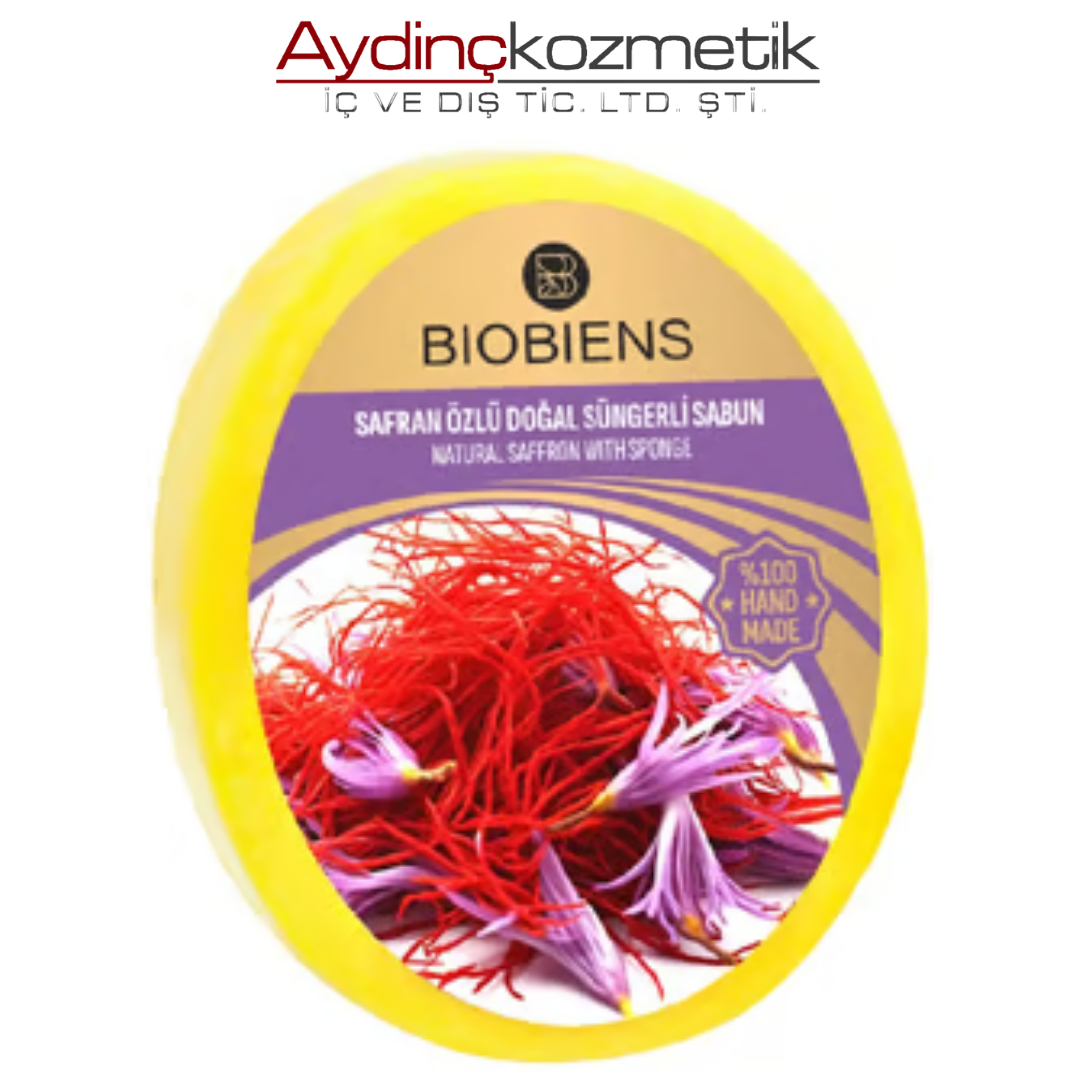 Biobiens Süngerli̇ Sabun 130gr Safran Özlü
