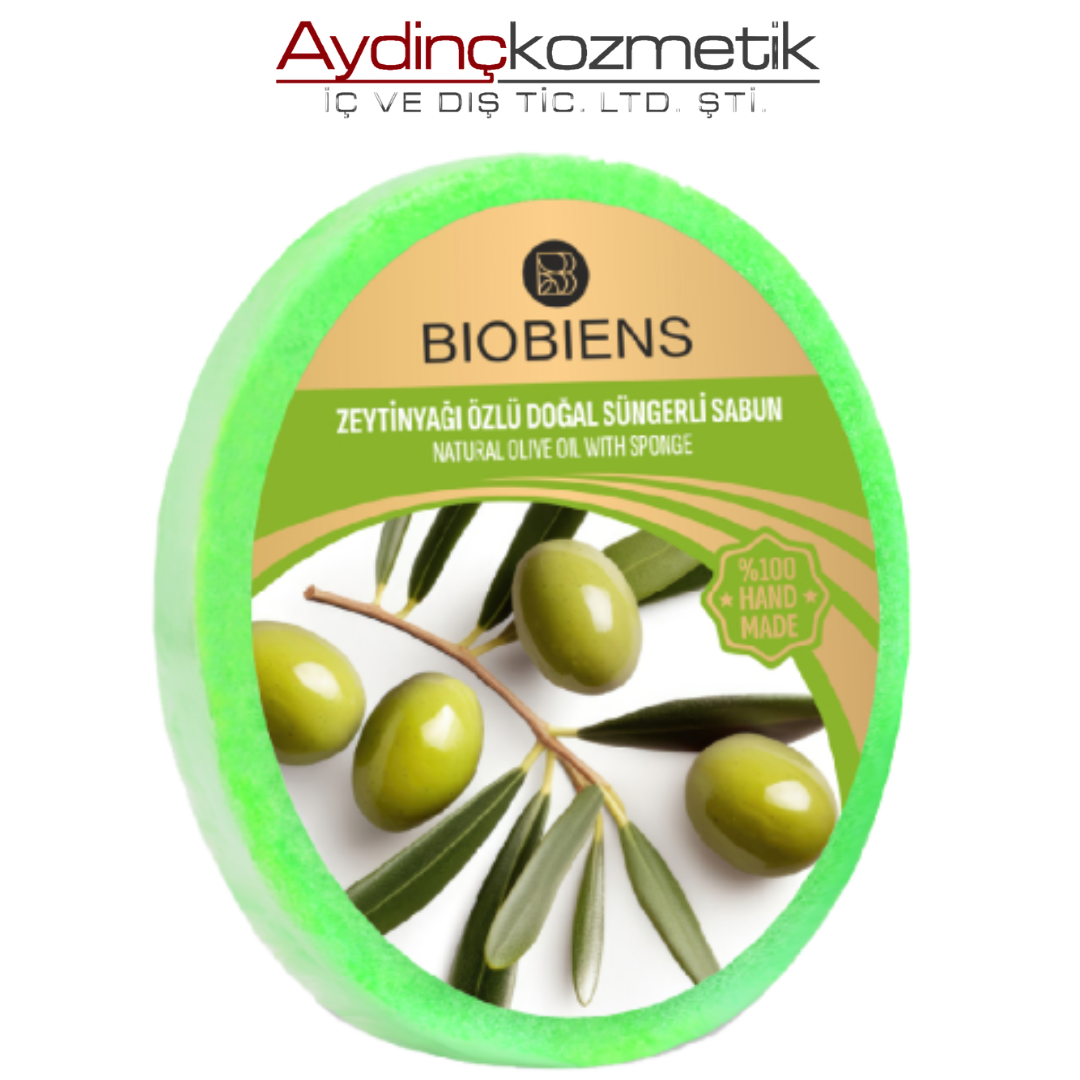 Biobiens Süngerli̇ Sabun 130gr Zeyti̇nyaği Özlü