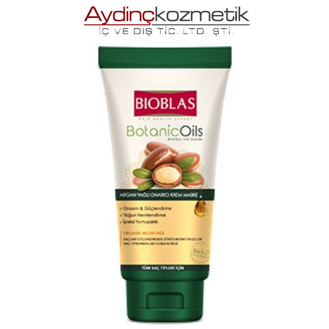 Bioblas Botanic Oils 200ml Krem Maske Argan 