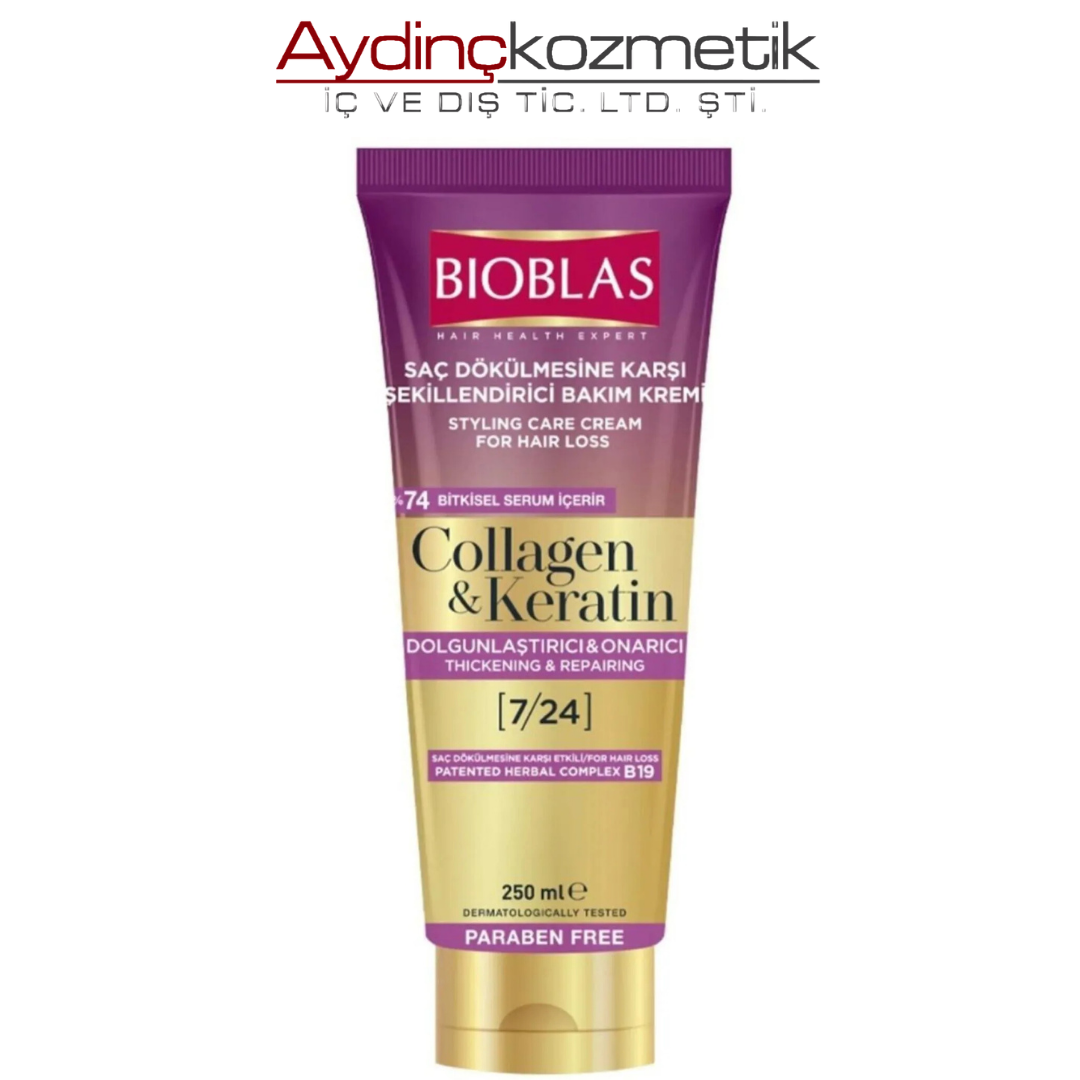 Bioblas Saç Kremi Sekillend.250ml Kolajen&keratin