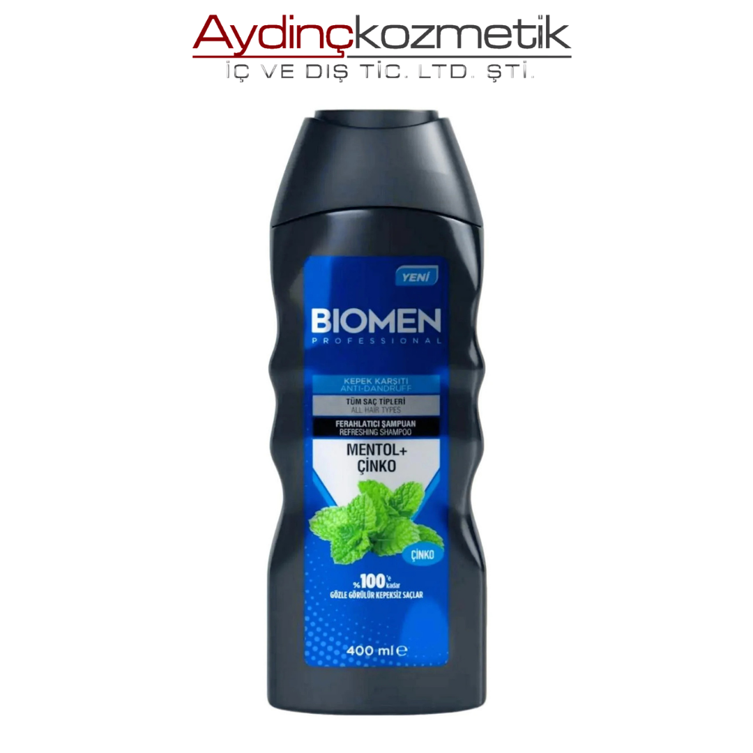 Biomen Samp.400ml Mentol+cinko Tum Sc Tp *12