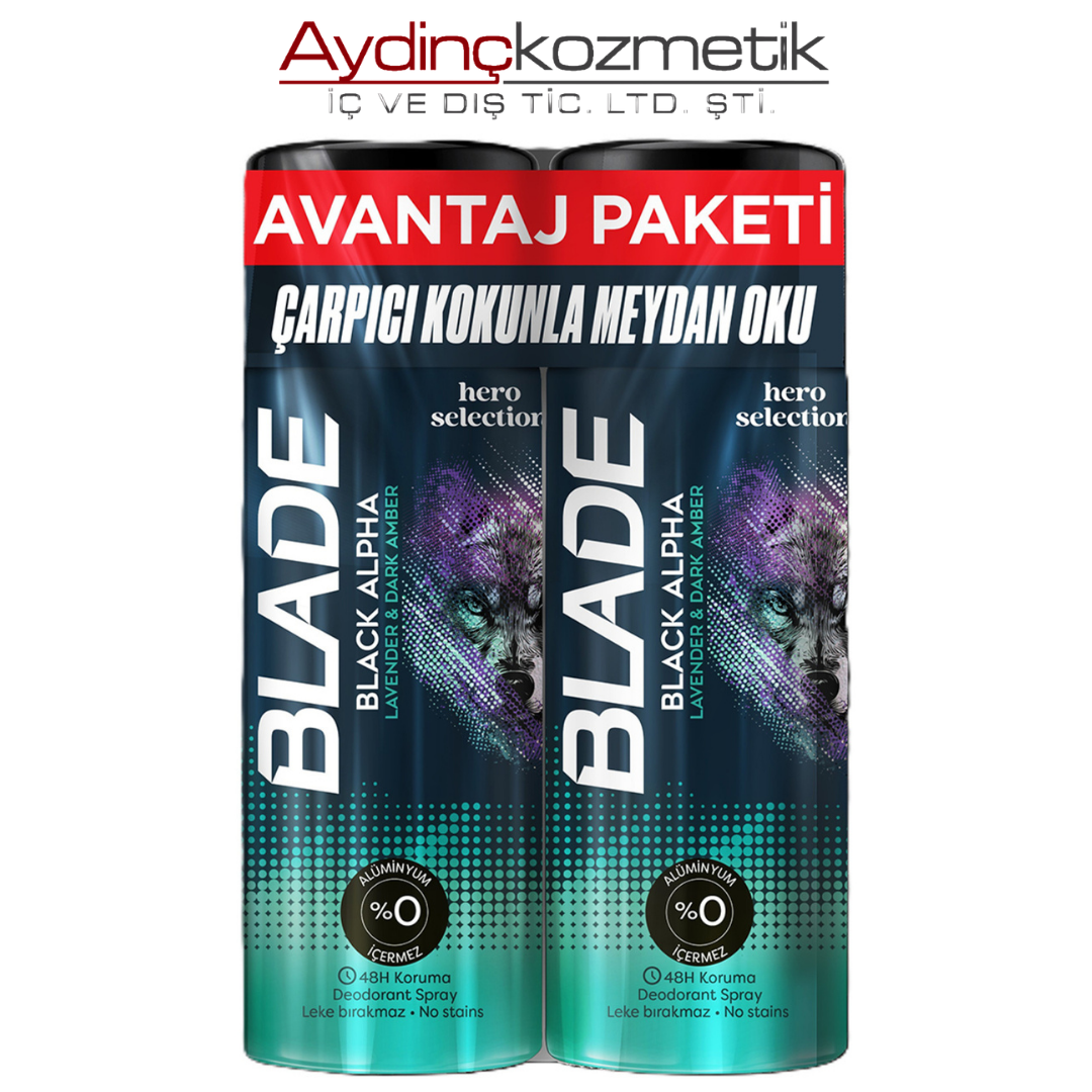Blade Deo 2Lı Set Black Alpha